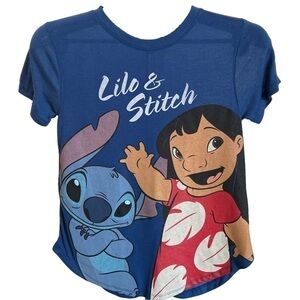 Hot Topic Disney Women's Lilo & Stitch Short Sleeve T-Shirt, Small